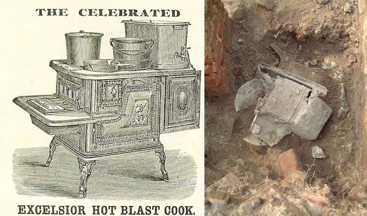 Photograph and drawing