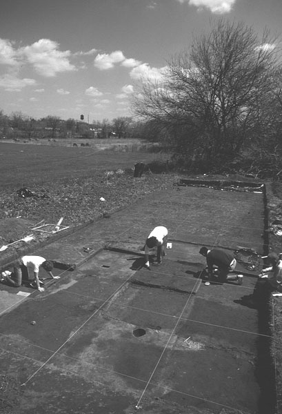 Exvacation at 44RN0039 a Native Amercian site