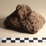 Soapstone bowl fragment, view one