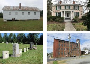 Shows four thumbnail photos of properties nominated