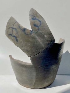 Sherds assembled into vessel