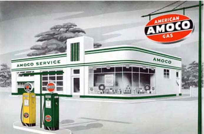 Classic Amoco station design