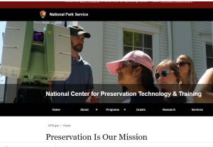 Screenshot of NCPTT website