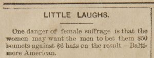 Little Laughs from The Daily Times, October 23, 1887