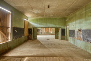 Interior View of Classrooms on the First Floor of Julius Rosenwald High School