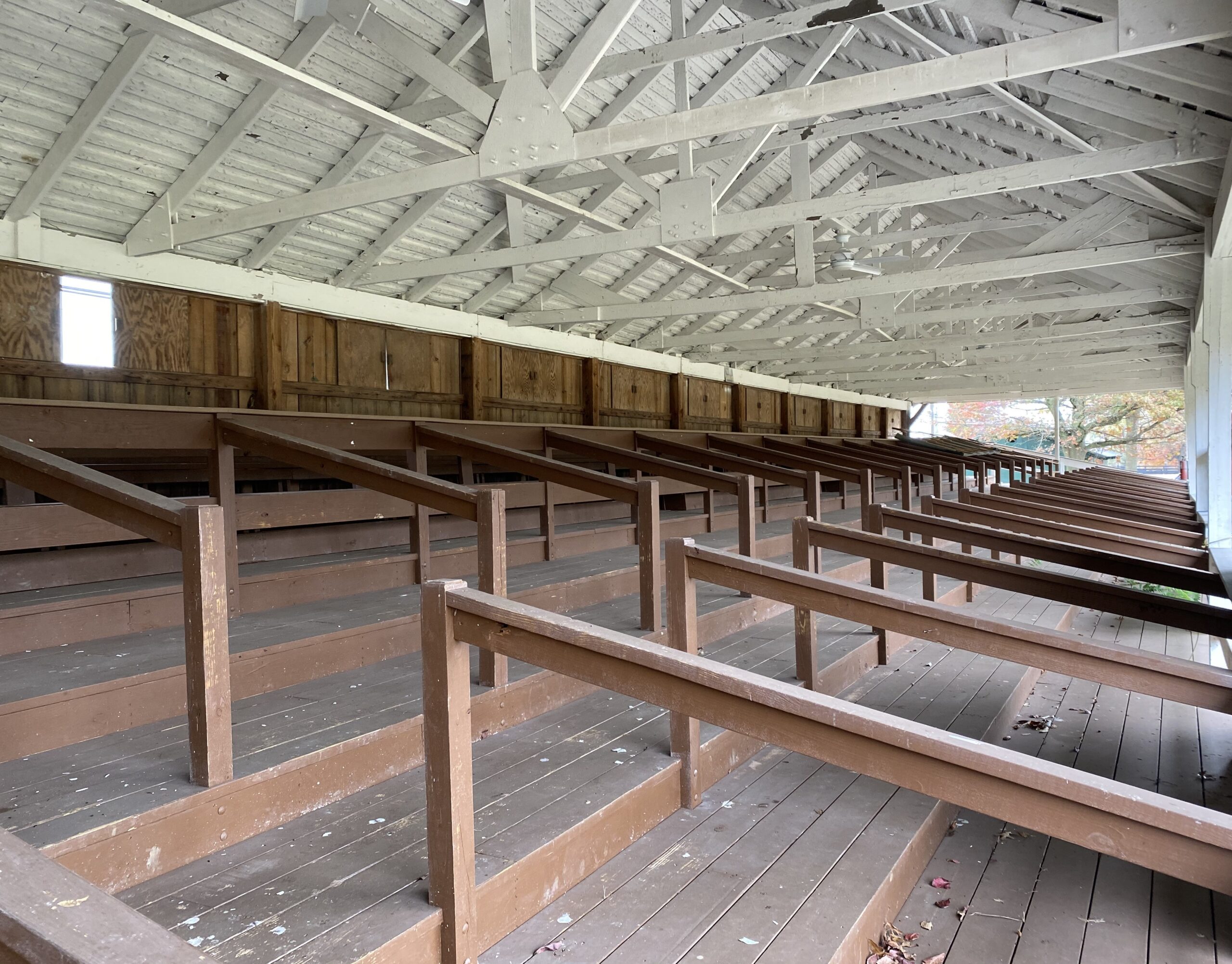 Grandstand interior. Photo credit: Maral Kalbian, 2020