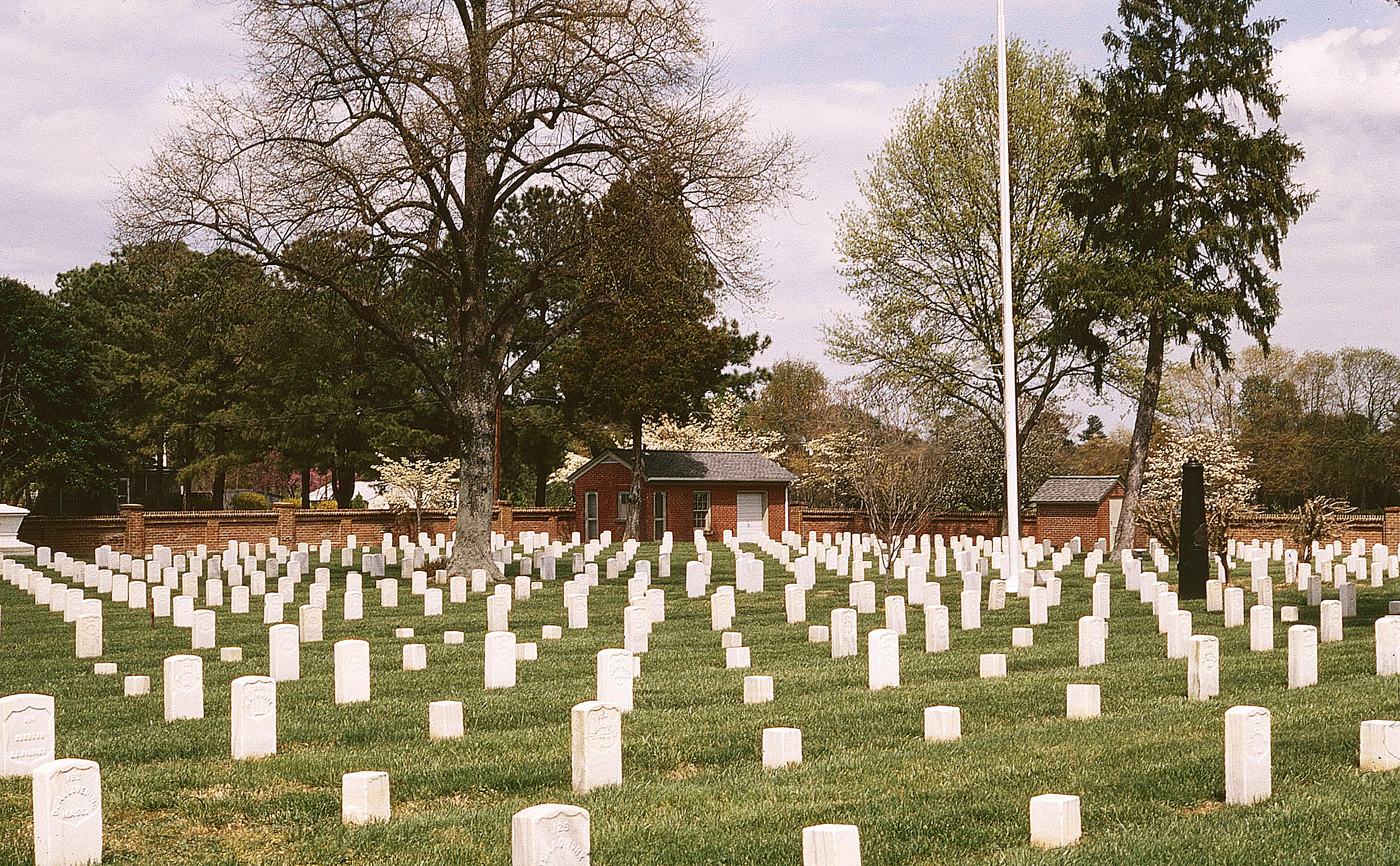 Cold Harbor National Cemetery, Hanover County. Photo credit: James Brownie/Billie Crenshaw, ca 1995