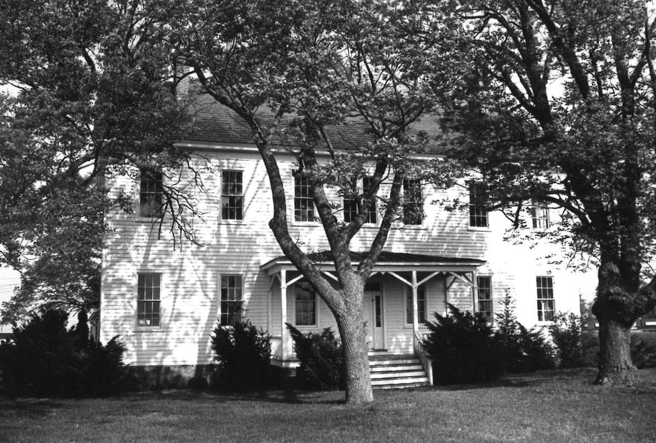Ca 1840 Almshouse. Photo credit: Ned Heite/DHR, 1968