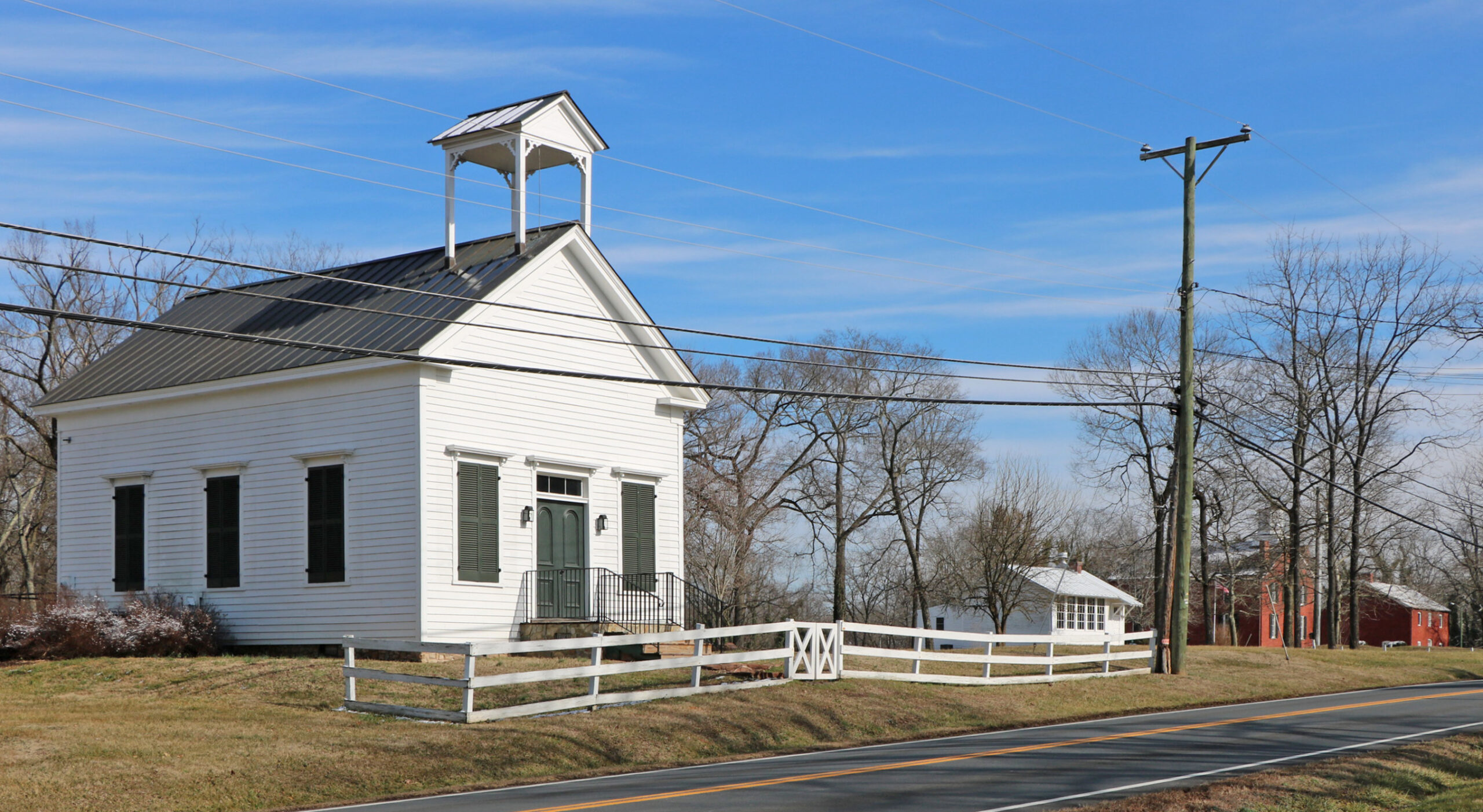 Brentsville Union Church.  Photo credit: Elizabeth Lipford/DHR, 2023
