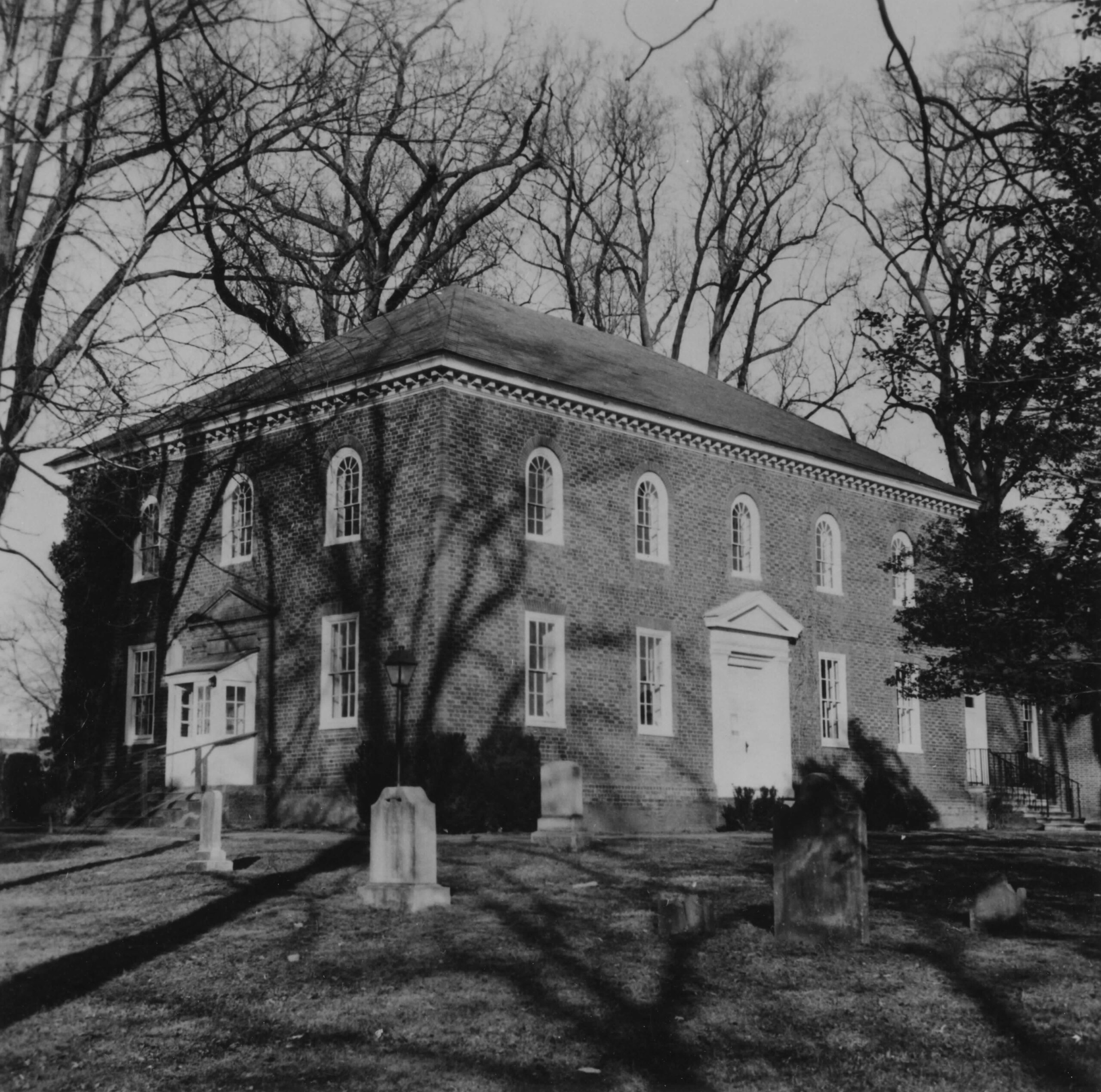 Southwest Elevation.  Photo credit: The Library of Virginia, 1958