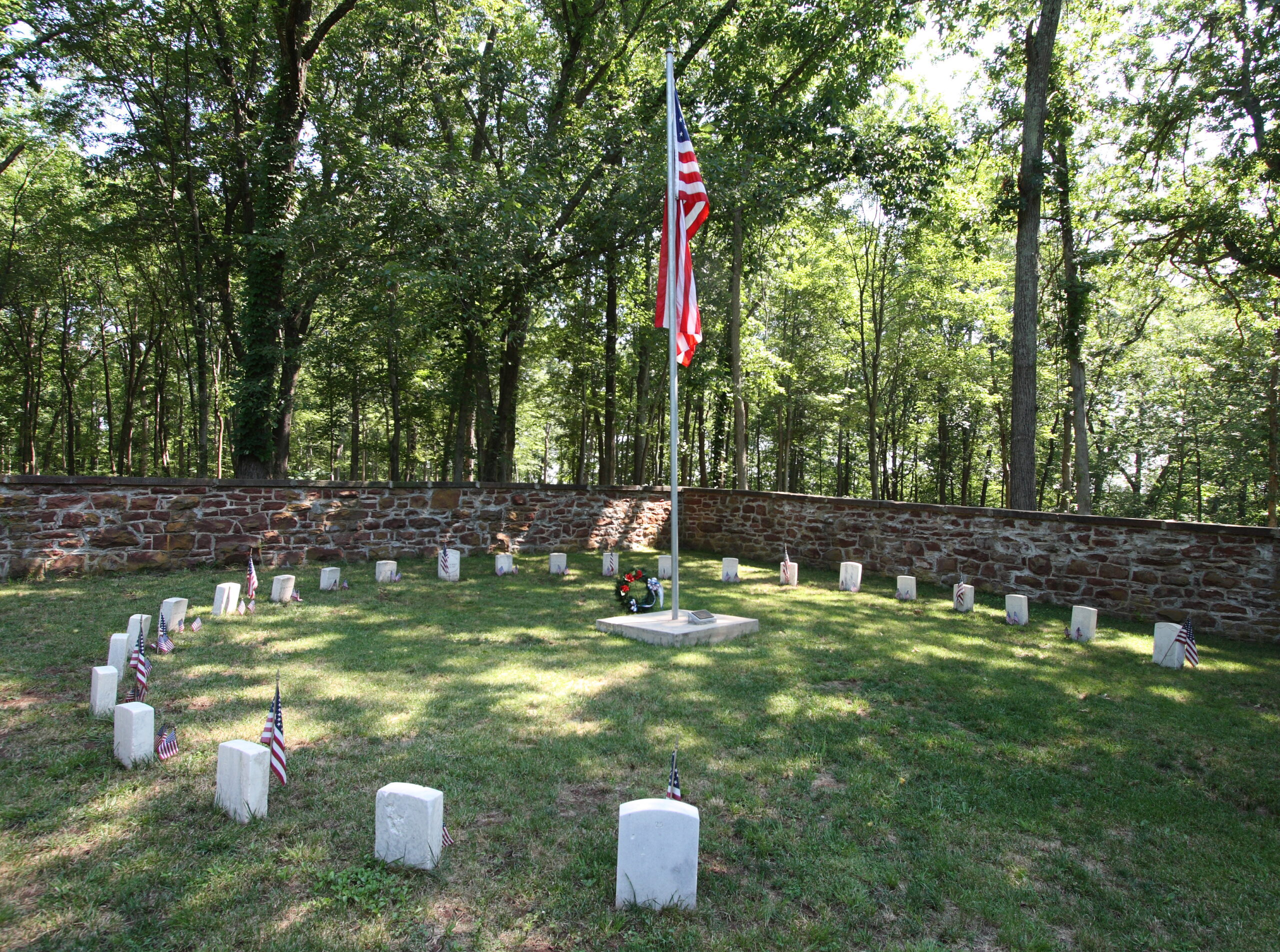 Ball's Bluff Battlefield & National Cemetery.