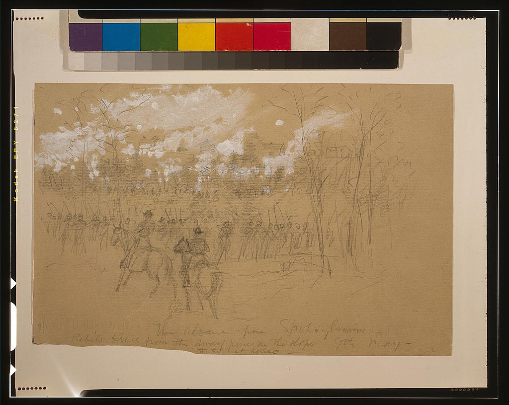 The-Advance-Upon-Spotsylvania-by-Alfred-R-Waud-May-9-1864-courtesy-of-LoC