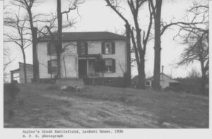 A 1936 photo of the Lockett House. 