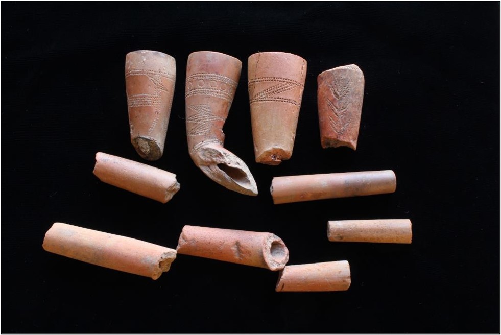 Algonquian pipe bowls from Eyreville